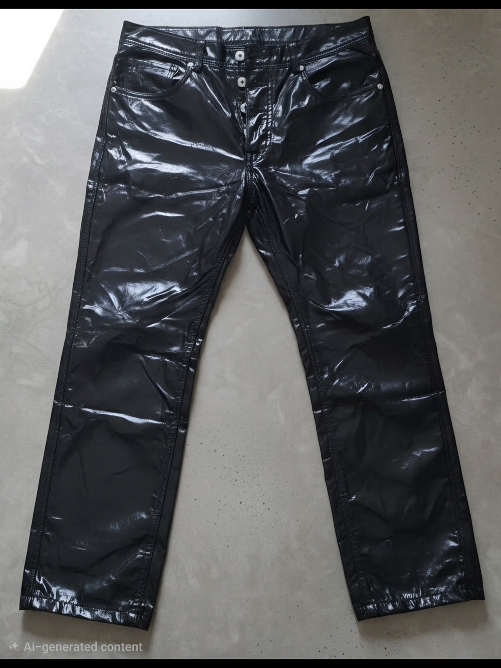 Vintage 80s/90s Jon pleather emo Gothic pants